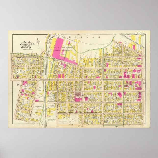 Cambridge Atlas 14 Poster (Vorne)