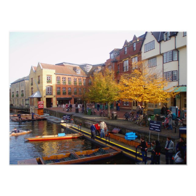 Cambridge. Aussicht von der Magdalene Brücke. Foto (Vorne)