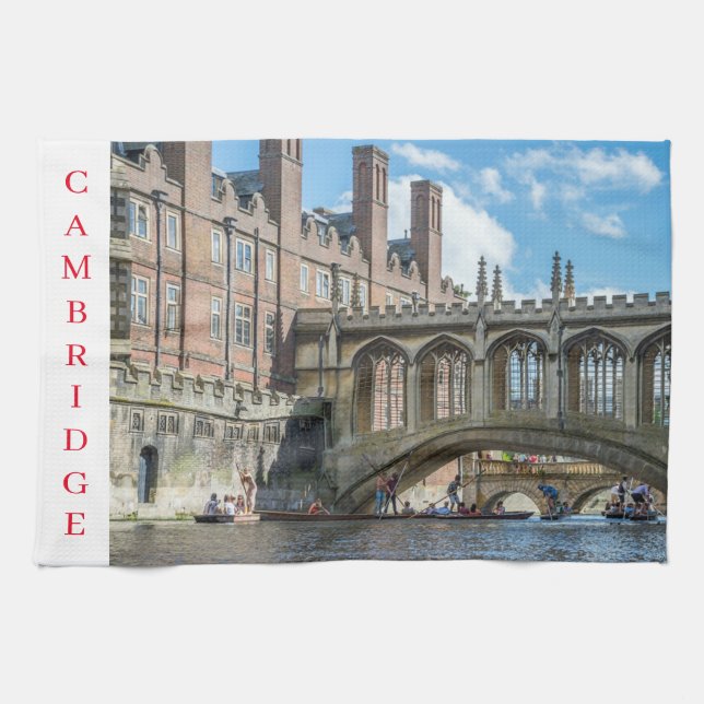 Cambridge Bridge of Sights Teetuch Geschirrtuch (Horizontal)