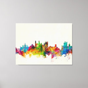 Cambridge England Skyline Cityscape Leinwanddruck