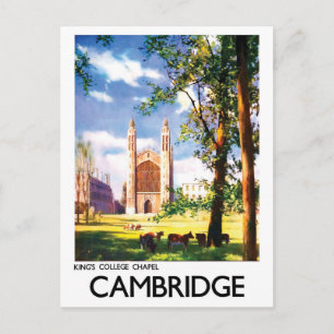 Cambridge, King's Uni Kapelle, Vereinigtes Königre Postkarte