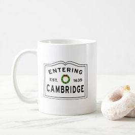 Cambridge, MA Holiday Wreath Tasse