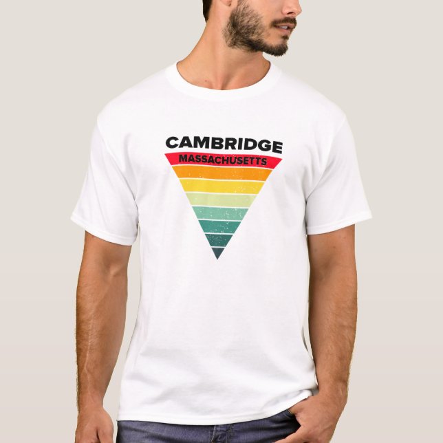 Cambridge Massachusetts Ma Heimat Cantabrigian H T-Shirt (Vorderseite)