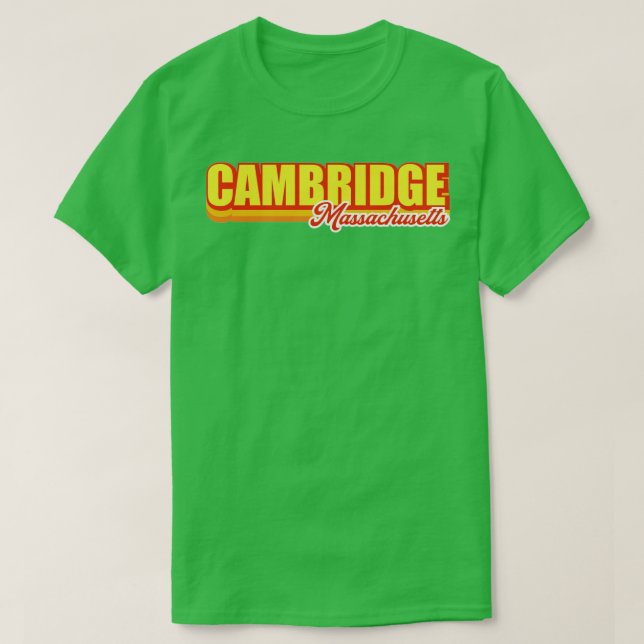 Cambridge Massachusetts T-Shirt (Design vorne)