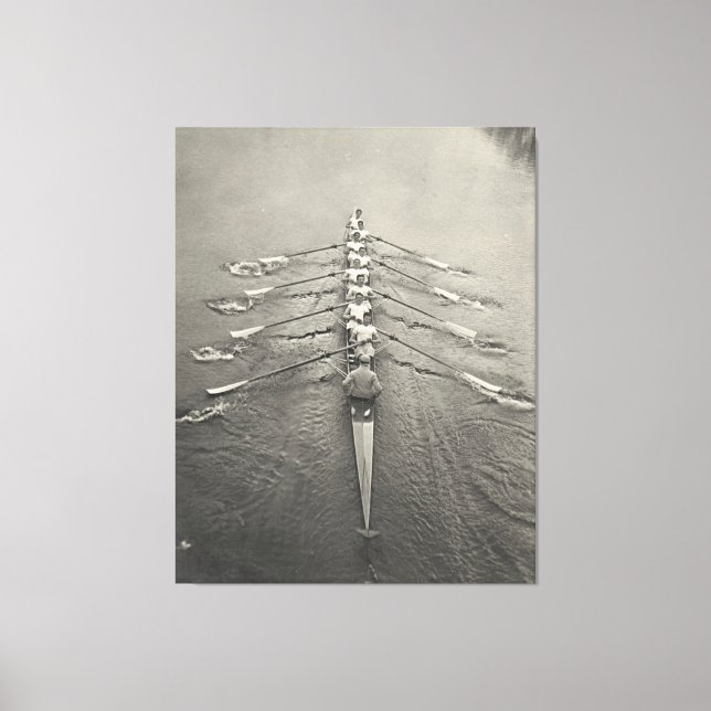 Cambridge Rowing Crew 1910 Leinwanddruck (Vorderseite)