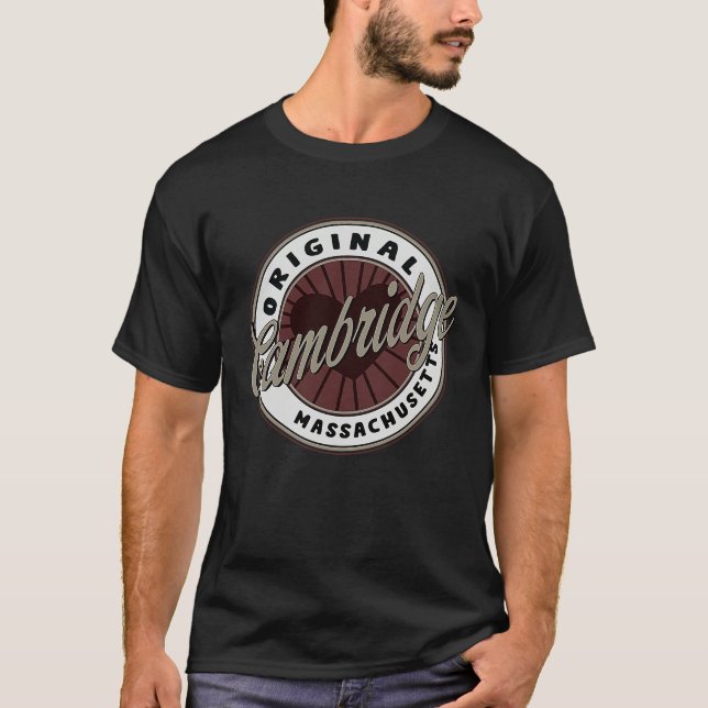 Cambridge Travel Souvenir To Massachusetts T-Shirt (Vorderseite)