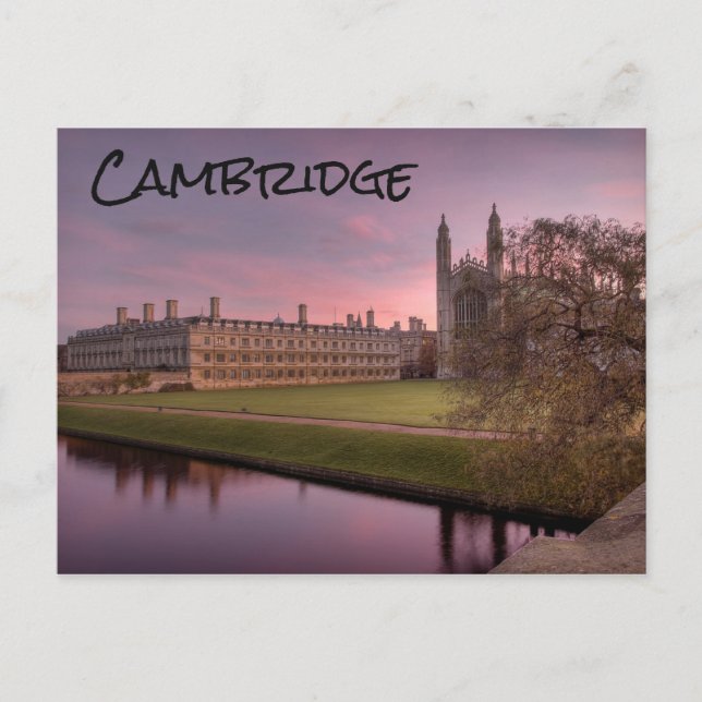 Cambridge, UK, Postcard Postkarte (Vorderseite)