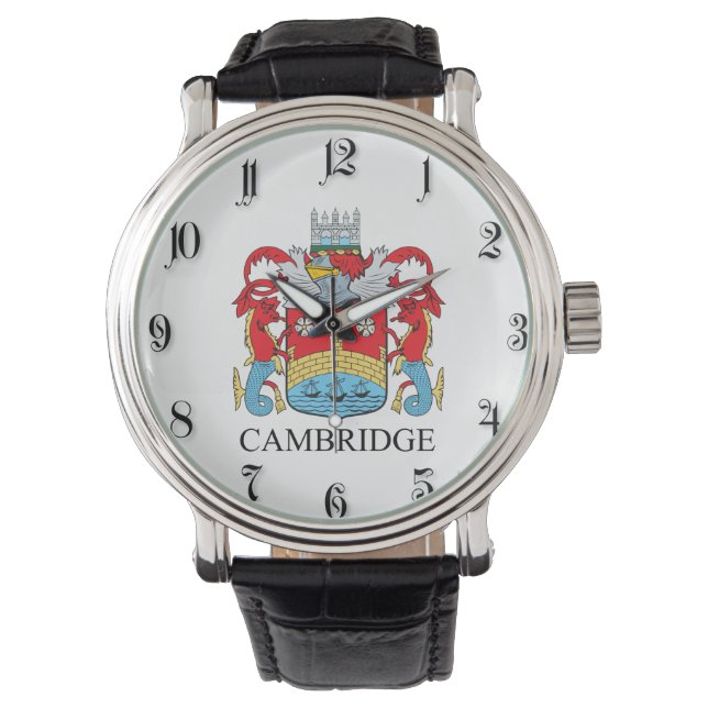 Cambridge-Wappen Armbanduhr (Vorderseite)