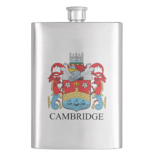 Cambridge-Wappen Flachmann