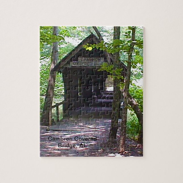 Cambron Covered Bridge, Madison Landkreis, Alabama (Vertikal)