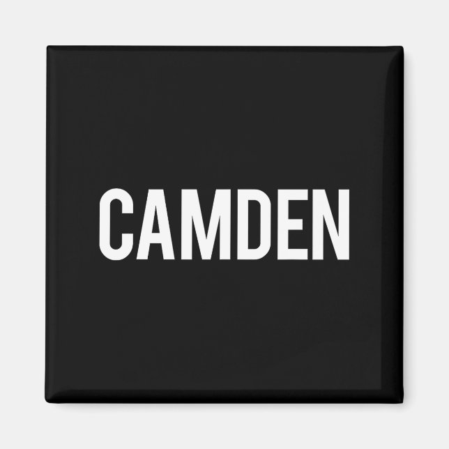 Camden Cool New Jersey Nj Fan Funny Gift Tee  Magnet (Vorne)