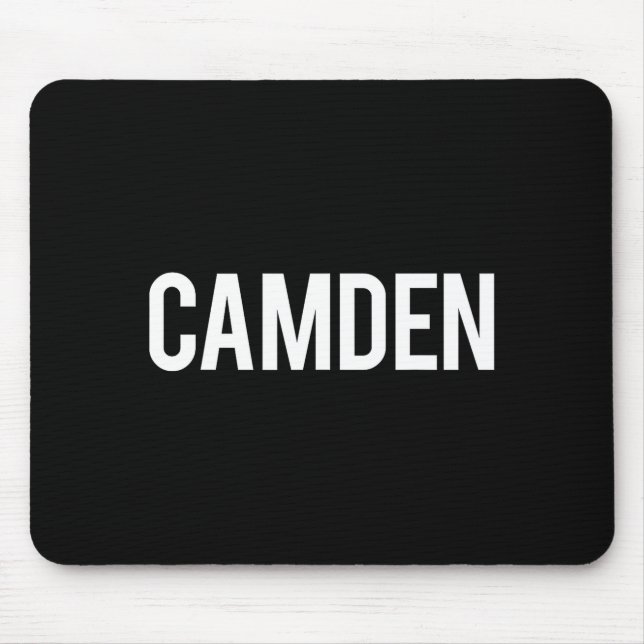 Camden Cool New Jersey Nj Fan Funny Gift Tee  Mousepad (Vorne)