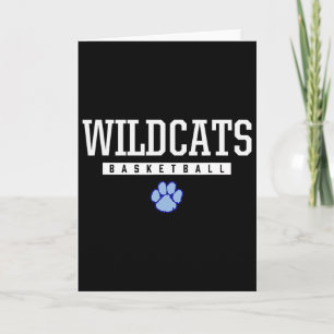 Camden County Wildcats Logo Sketll Hs Karte