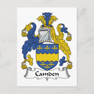 Camden Familienwappen Postkarte