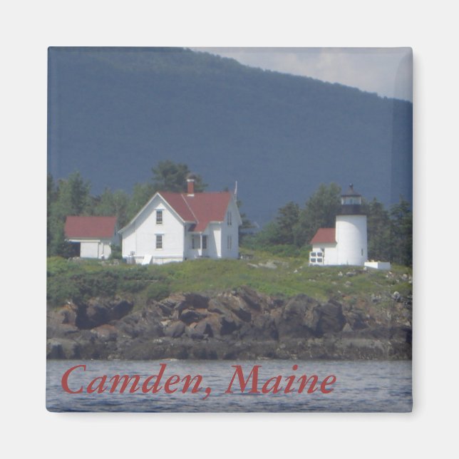 Camden, Maine Lighthouse-Magnet Magnet (Vorne)