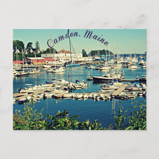Camden Maine Post Card Postkarte (Vorderseite)