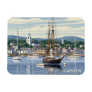 Camden Maine Reise Magnet