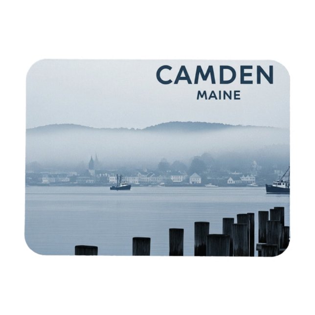 Camden Maine Reise Magnet (Horizontal)