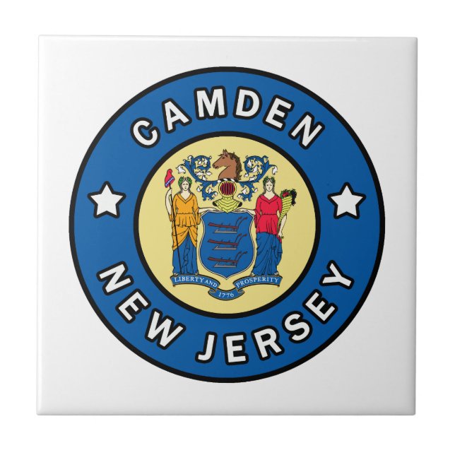 Camden New Jersey Fliese (Vorderseite)