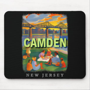 Camden New Jersey Nj Waterfront Vergnügen Sd018 Mousepad
