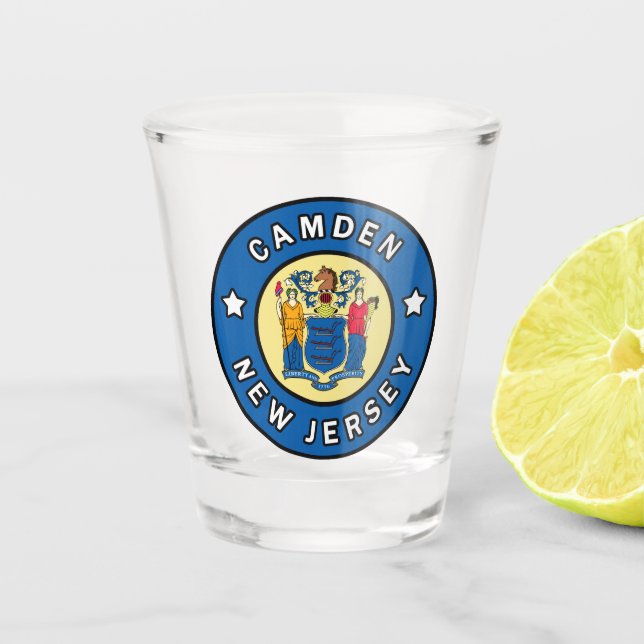 Camden New Jersey Schnapsglas (Vorderseite)