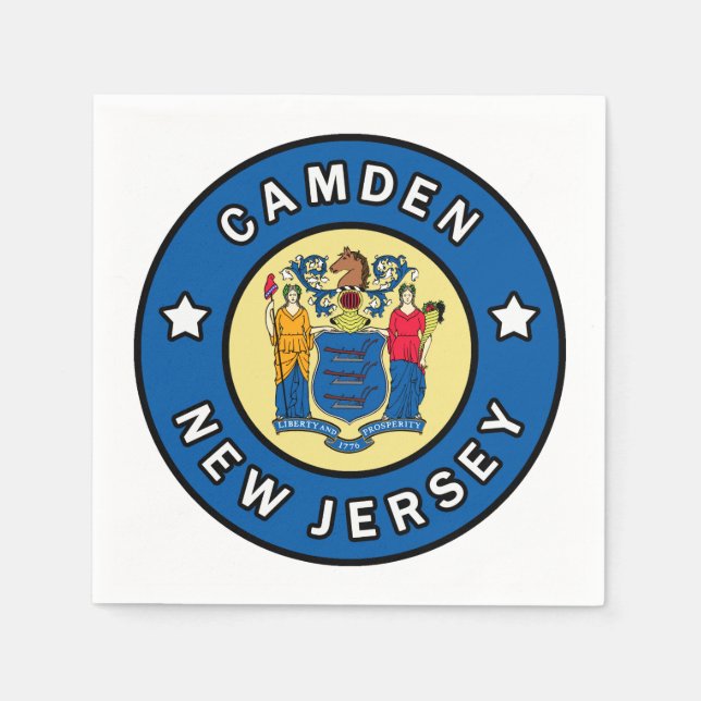 Camden New Jersey Serviette (Vorderseite)