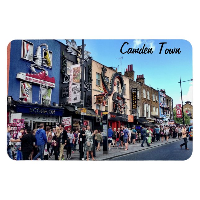 Camden Town 4"x6" Foto Magnet (Horizontal)