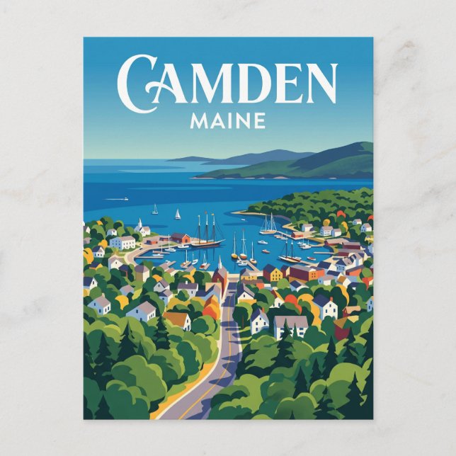 Camden USA Postkarte (Vorderseite)