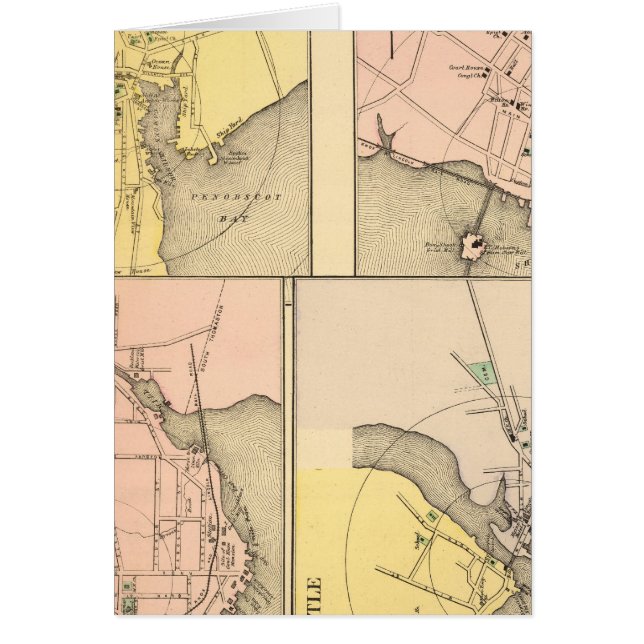 Camden, Wiscasset, Damariscotta, (Devant)