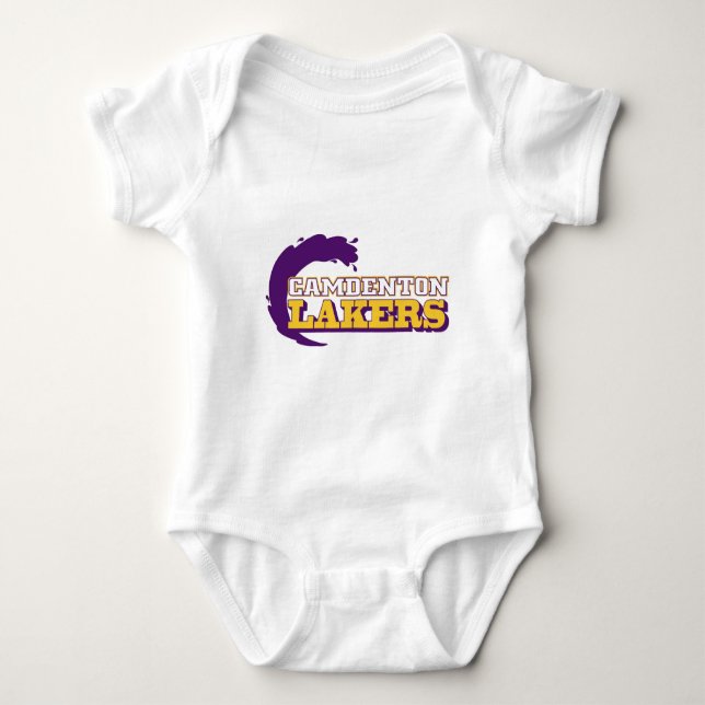 Camdenton Lakers (Ozark Konferenz) Baby Strampler (Vorderseite)