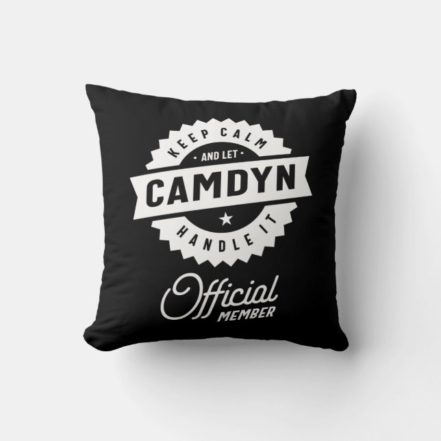 Camdyn Personalisiert Name Birthday Gift Kissen (Vorderseite)