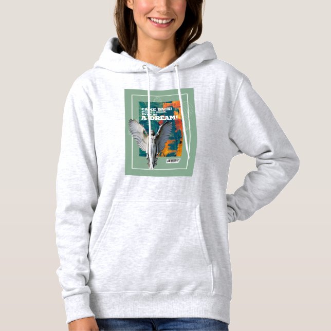 Came Back as a Shadow Poetic Quote hoodie (Vorderseite)