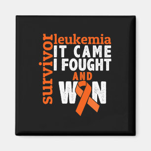 Came I fight and Won - Leukämie Tumorüberlebnis Magnet
