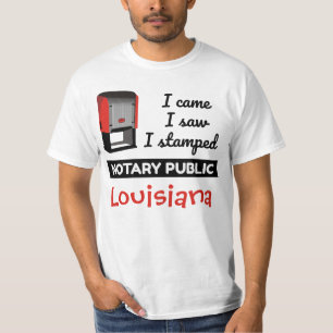 Came Saw gestempelte Notary Public Briefmarken Lou T-Shirt