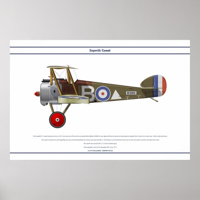 Camel 43 Sqn Poster (Vorne)