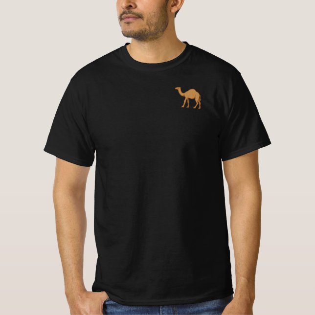 Camel am Heart Emoji Logo individuell anpassbare C T-Shirt (Vorderseite)