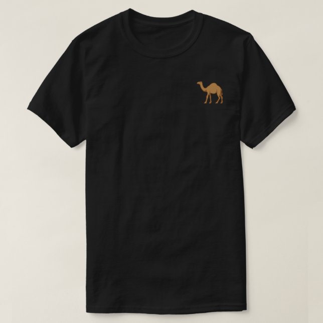 Camel am Heart Emoji Logo individuell anpassbare C T-Shirt (Design vorne)