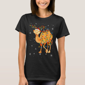 Camel Animal Weihnachtsmannmütze Ugly Christmas Tr T-Shirt