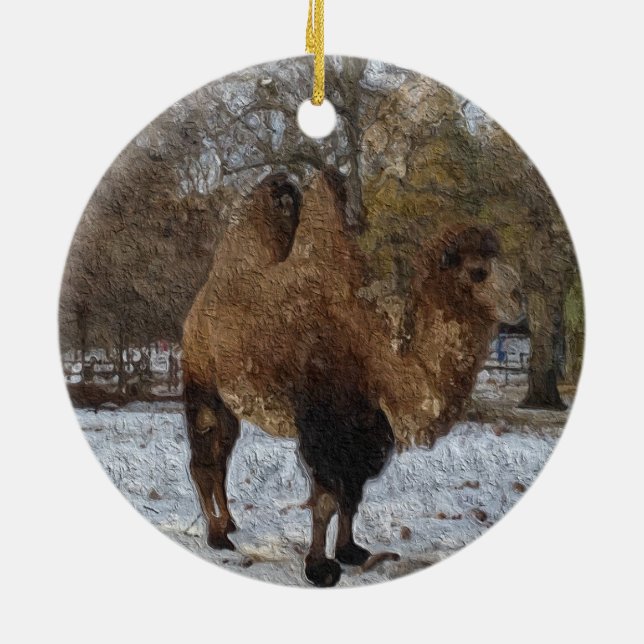 Camel Art Keramik Ornament (Hinten)