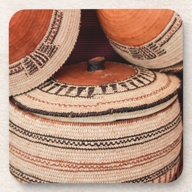 Camel Basket von Sultanat Oman Getränkeuntersetzer (Vorderseite)