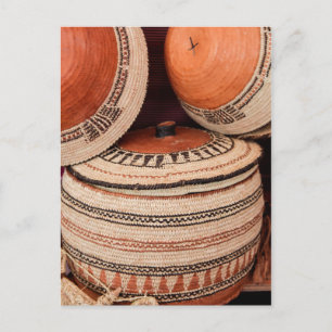 Camel Basket von Sultanat Oman Postkarte