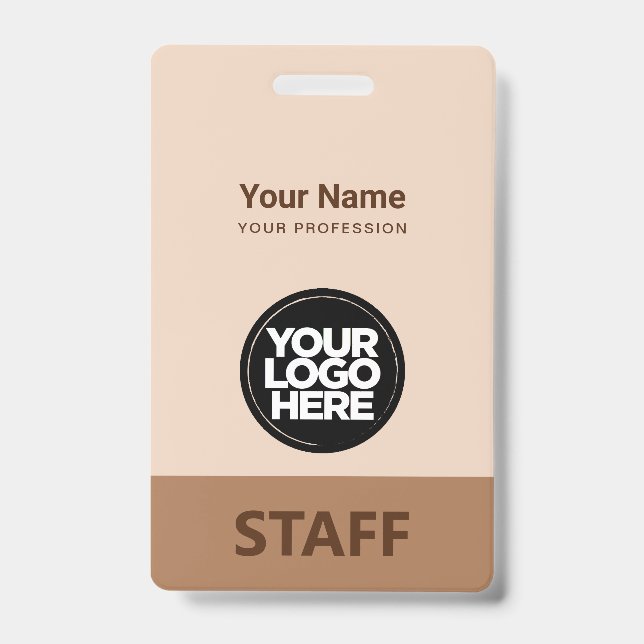 Camel Brown Mitarbeiter-Logo-Tag Ausweis (Vorderseite)