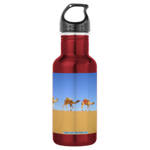 Camel Caravan, Thar Desert, Indien Trinkflasche