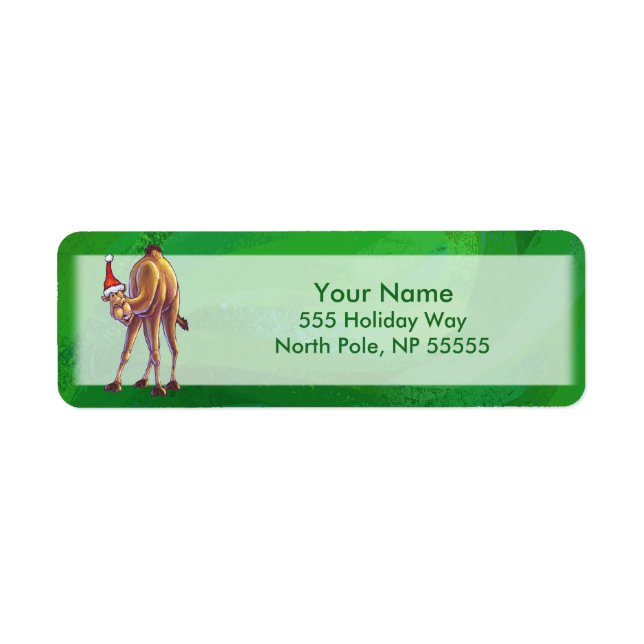 Camel Christmas auf Green (Vorne)