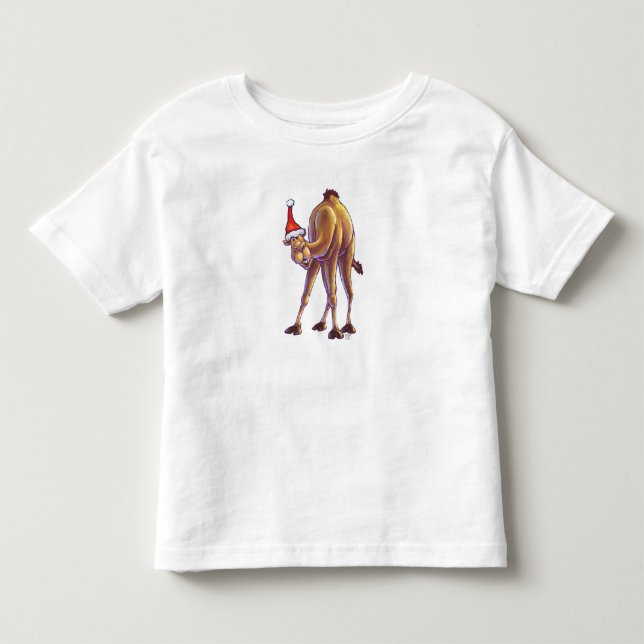 Camel Christmas Kleinkind T-shirt (Vorderseite)