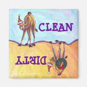 Camel Christmas Magnet