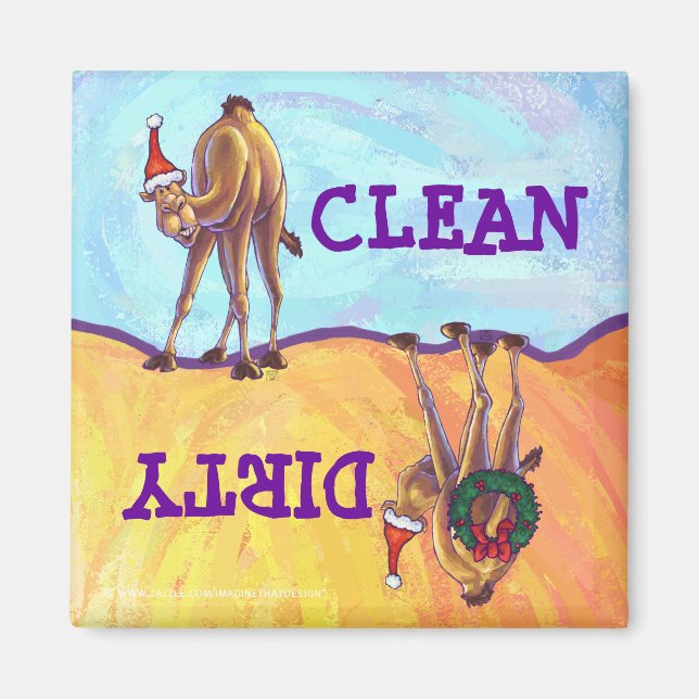 Camel Christmas Magnet (Vorne)