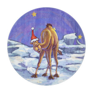 Camel Christmas Schneidebrett