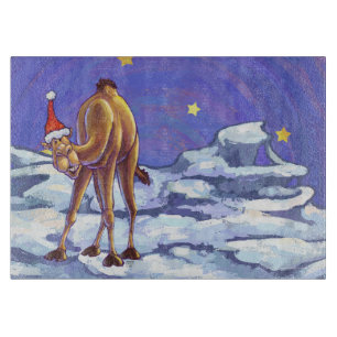 Camel Christmas Schneidebrett