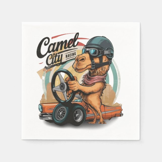 Camel City Racing Serviette (Vorderseite)